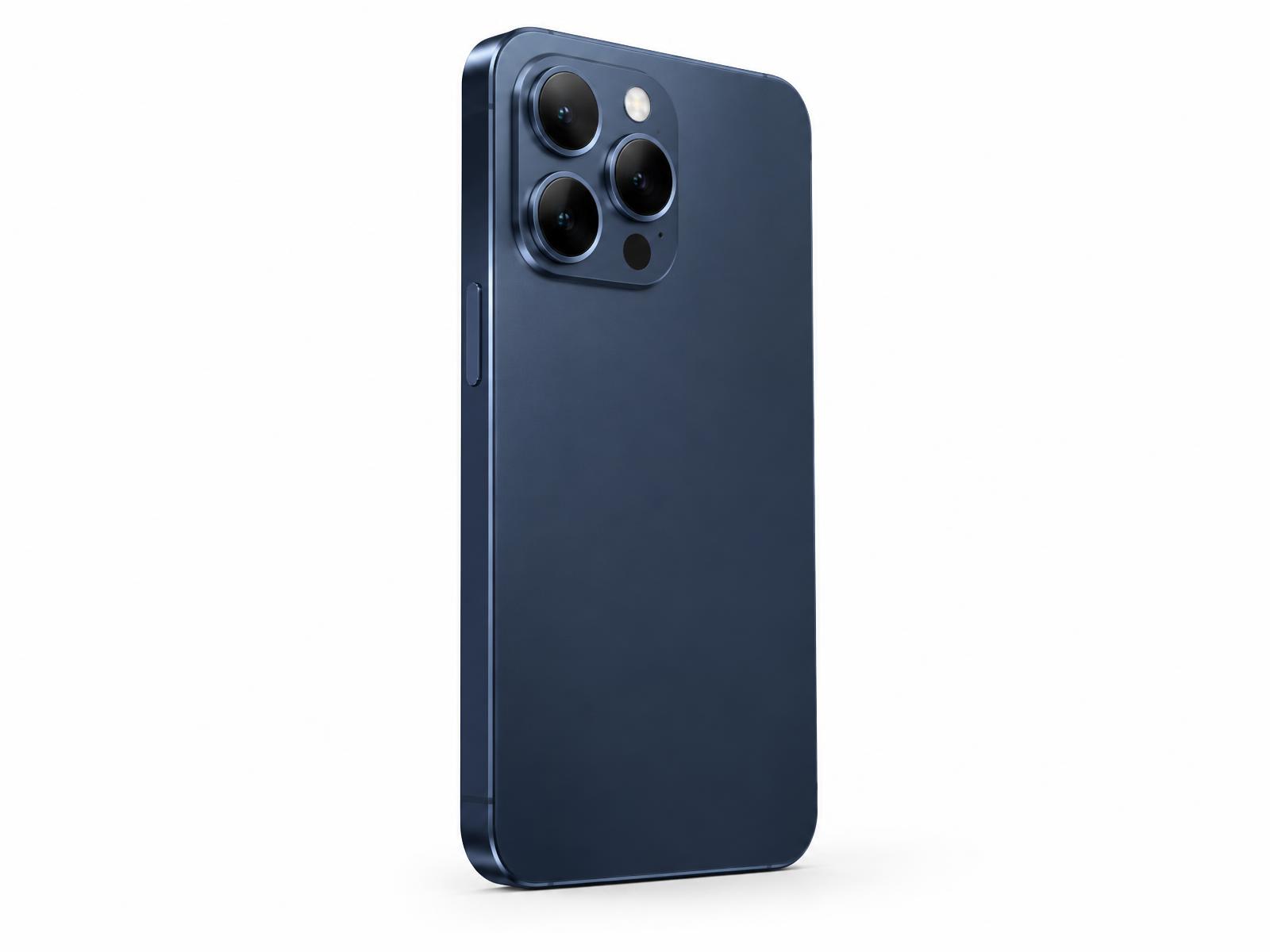 Everyday iPhone on Finance — smartphone in Deep blue